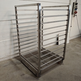 Rvs kar - 12 niveau (100 x 100 cm) 